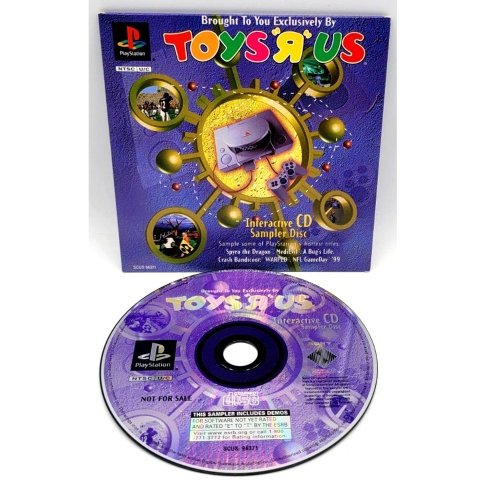 Toys "R" Us Interactive CD Sampler Disc – Sony PlayStation‎ (PS1)